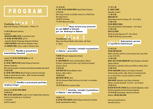 program sacrum w mieście