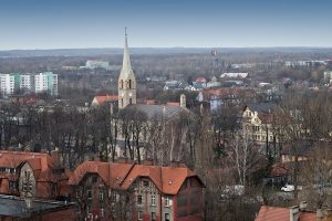 kościół - widok z wieżowca (2)