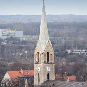 kościół - widok z wieżowca (3)