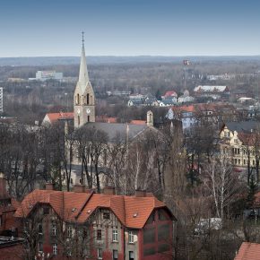 kościół - widok z wieżowca (2)
