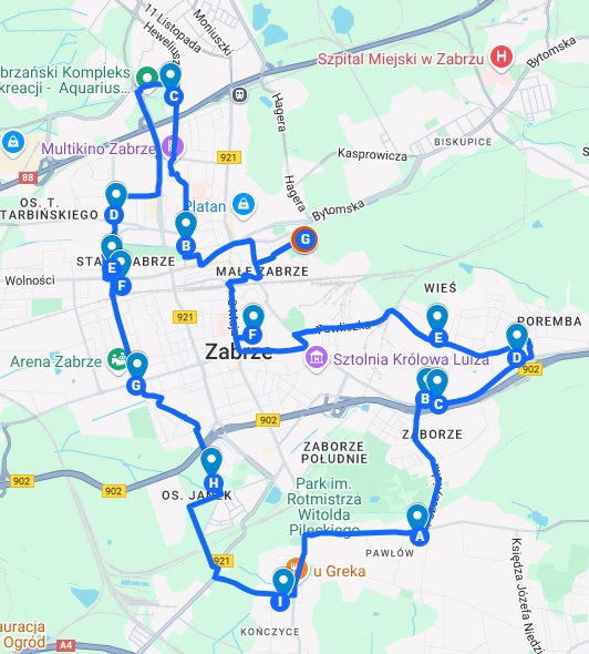 droga krzyżowa 2025 trasa